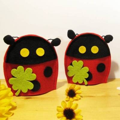 Marienkäfer - Eierwärmer aus Filz