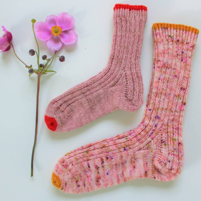 Anleitung: Sugar Cube - Zuckerstück - Socken stricken Gr. 30-50