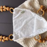 Granny-Square Tasche im Boho-Stil aus recycelter Baumwolle Bild 4