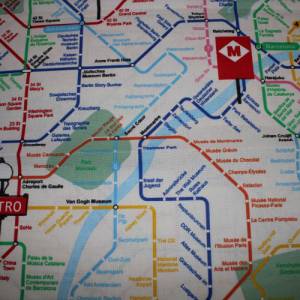 14,60 EUR/m Dekostoff Canvas Metro U-Bahn Underground Subway Metropole Baumwollmix Bild 5