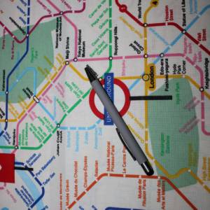 14,60 EUR/m Dekostoff Canvas Metro U-Bahn Underground Subway Metropole Baumwollmix Bild 8