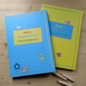 Kindergarten - Freundebuch mit Geburtstagskalender, A4, für 25 Freunde Bild 6
