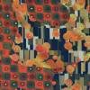 Jersey Kombistoff Klimt Jugendstil Gold mit Rot Ornamente Ranken 50 x 150 cm ♕ Bild 3