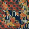 Jersey Kombistoff Klimt Jugendstil Gold mit Rot Ornamente Ranken 50 x 150 cm ♕ Bild 4
