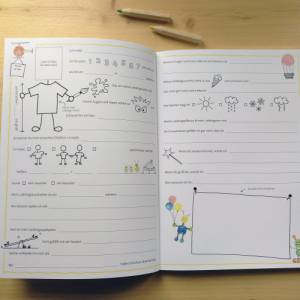 Grünes Kindergarten-Freundebuch für 40 Freunde Bild 3