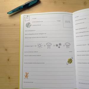 Grünes Kindergarten-Freundebuch für 40 Freunde Bild 4