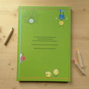 Grünes Kindergarten-Freundebuch für 40 Freunde Bild 5