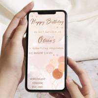 Einladung whatsapp | Luftballon Einladung | Digitale Einladung | E-Card zum Geburtstag | Kindergeburtstag Bild 5