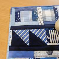 maritimer Tischläufer , blau weißes Tischset , handgemachte Platzmatte Bild 8