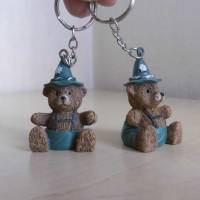Alpenbär Bär mit Schlüsselring -  Schlüsselanhänger - für den Wanderurlaub  -  für die Deko oder Geldgeschenke basteln Bild 2