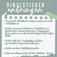 Vinylsticker Herbstzauber mit Blätterkranz Dekoidee Herbstlaub Bild 4