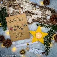 15 Minuten Weihnachten "Auszeit für DICH" - Geschenk in der Tüte, Geschenk, Aufmerksamkeit, Antistress Bild 5