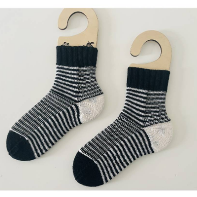 Strickanleitung Socken "socks of that stripe", Größe 32-47, Bumerangferse