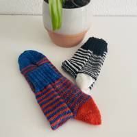 Strickanleitung Socken "socks of that stripe", Größe 32-47, Bumerangferse Bild 3