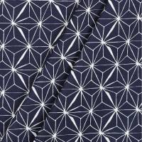♕ Baumwollstoff beschichtet Wachstuch mit Sternen grafische Muster in 3 Farben 50 cm x 145 cm ♕ Bild 3
