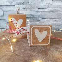 Hochzeitsgeschenke aus Holz, Buchstabenwürfel, Hochzeitstischdeko, Hochzeitstisch Deko, Tischdeko Hochzeit Bild 5