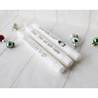 Kerze * Weihnachten * Advent * Mitbringsel * Personalisiert * Deko