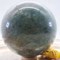 GROSSE GRÜNE QUARZ Edelsteinkugel 95 mm ~Heilstein ~Sammlerstück ~Natürlich Historisch ~ Mineralien ~ Kristall ~ Meditat Bild 2