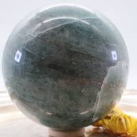 GROSSE GRÜNE QUARZ Edelsteinkugel 95 mm ~Heilstein ~Sammlerstück ~Natürlich Historisch ~ Mineralien ~ Kristall ~ Meditat Bild 5