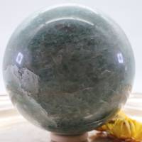 GROSSE GRÜNE QUARZ Edelsteinkugel 95 mm ~Heilstein ~Sammlerstück ~Natürlich Historisch ~ Mineralien ~ Kristall ~ Meditat Bild 6