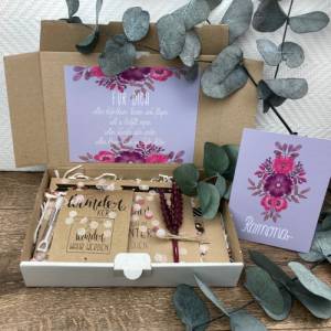 Personalisiertes Geschenk mit Trockenblumen für Frauen, Schwester, Freundin, Geburtstagsgeschenk Bild 2