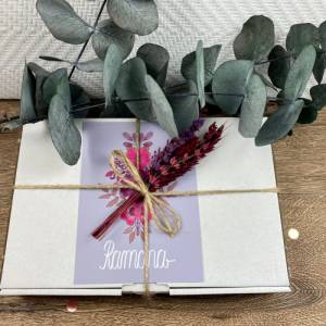 Personalisiertes Geschenk mit Trockenblumen für Frauen, Schwester, Freundin, Geburtstagsgeschenk Bild 6