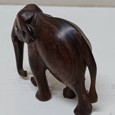  Massiver - Teak - Holz Elefant aus den 80er Jahren