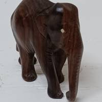 Massiver - Teak - Holz Elefant aus den 80er Jahren Bild 2