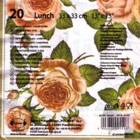 Lunchservietten mit festlichen Rosen in Pastelltönen von Maki zum Basteln Bild 2