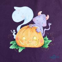 Stoffbeutel Halloween | Kinderbeutel | Süßigkeiten sammeln | Hocus Pocus | Katze Kater | Monster Bild 3