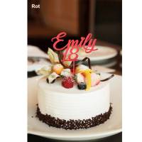 Cake Topper - Personalisierte Geburtstagsdeko mit Namen, Zahl und Geschenkidee für individuelle Geurtstagstorten Bild 6