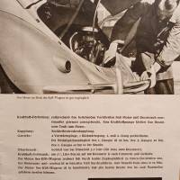 Original  Prospekt vom KDF- Wagen  um 1934 - mit Antrag auf Ausstellung einer KDF Wagen Sparkarte Bild 3