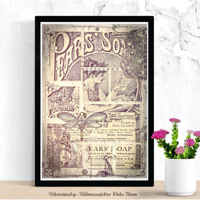 Altes Plakat im Vintage Style DIGITALES BILD ZUM DOWNLOAD & DRUCKEN Printables Wanddeko Poster Karte Geschenk