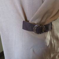 Longshirt mit Taschen und tollen Zierknöpfen, Brauntöne, Gr.48. Bild 7