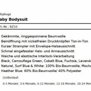 Babystrampler- Babybody - Schwangerschaft Verkündung- Bio Baumwolle- mit süßen Statement/ Motiv ,, Fuchs' Bild 6