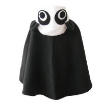 pandabär halloween fasching kostüm cape poncho für kleinkinder Bild 2