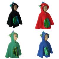 pandabär halloween fasching kostüm cape poncho für kleinkinder Bild 7