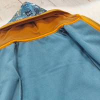 Jacke aus Softshell, Skater , Bündchenfarbe wählbar, Gr. 74-122 Bild 4