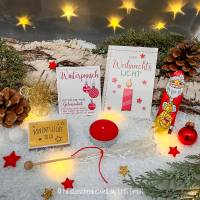 Weihnachten to go - Nikolaussäckchen gefüllt mit Kleinigkeiten - Weihnachtsgeschenk, Mitbringsel, Wichtelgeschenk, Nikol Bild 10