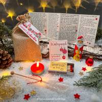 Weihnachten to go - Nikolaussäckchen gefüllt mit Kleinigkeiten - Weihnachtsgeschenk, Mitbringsel, Wichtelgeschenk, Nikol Bild 3