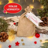 Weihnachten to go - Nikolaussäckchen gefüllt mit Kleinigkeiten - Weihnachtsgeschenk, Mitbringsel, Wichtelgeschenk, Nikol Bild 6