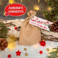 Weihnachten to go - Nikolaussäckchen gefüllt mit Kleinigkeiten - Weihnachtsgeschenk, Mitbringsel, Wichtelgeschenk, Nikol Bild 7