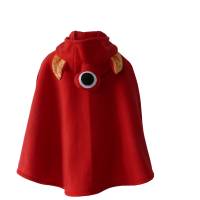 alien rot halloween fasching kostüm cape poncho für kleinkinder Bild 2