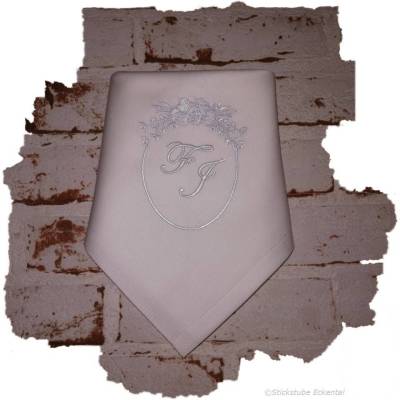 Edle Stoffservietten mit Monogramm