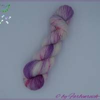 Sockenwolle, handgefärbte Wolle - "La Provence" - 4-fädig - Unikat !! Bild 1