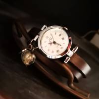 Armbanduhr,Wickeluhr, echt Leder, Wünsche Bild 1