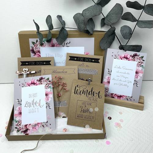 Personalisiertes Geburtstagsgeschenk für Frauen, Freundin, Schwester, Arbeitskollegin, Geschenkbox für Geburtstage 