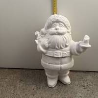Weihnachtsmann als Dose ca. 30x13cm - wetterfeste Keramik Bild 6