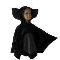 fledermaus halloween fasching kostüm cape poncho für kleinkinder fellimitat Bild 1