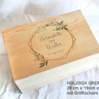 Erinnerungsbox aus Holz Hochzeit Design Bernadette Bild 1